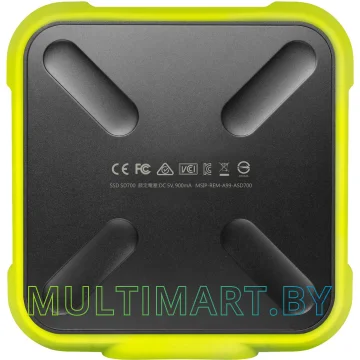 Внешний накопитель A-Data SD700 256GB (ASD700-256GU31-CYL) картинка 2